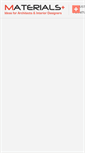 Mobile Screenshot of materials-plus.com